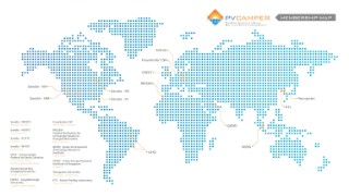 PV Camper Weltkarte der Mitglieder