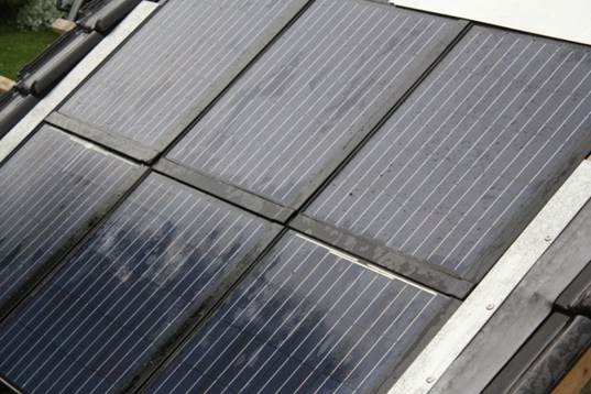 Roof-integrated solar module system