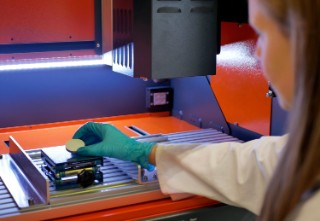 Material analysis surfaces LIBS